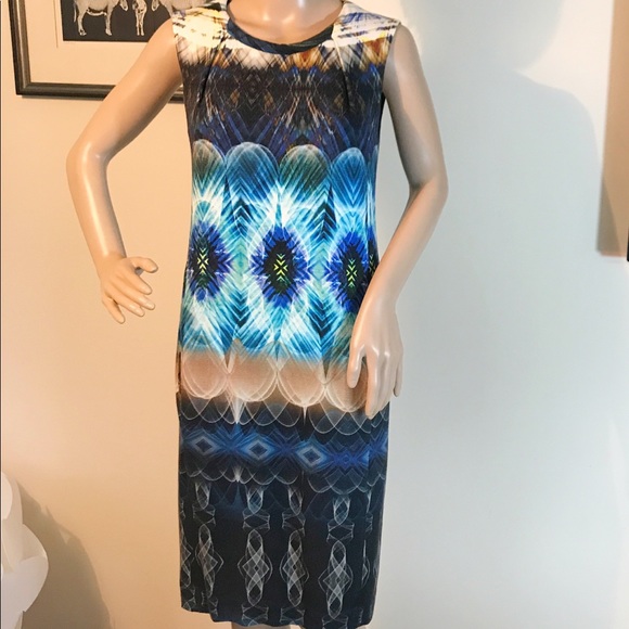 HUGO Hugo Boss Kebelle Stretch Jersey Print Dress - Picture 4 of 8